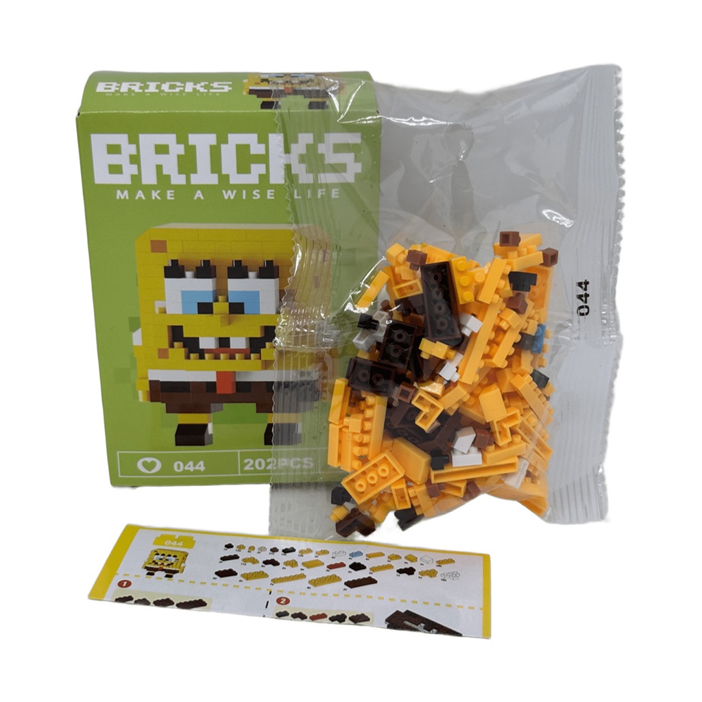 BLOQUE DE CONSTRUCCIÓN "BOB ESPONJA"