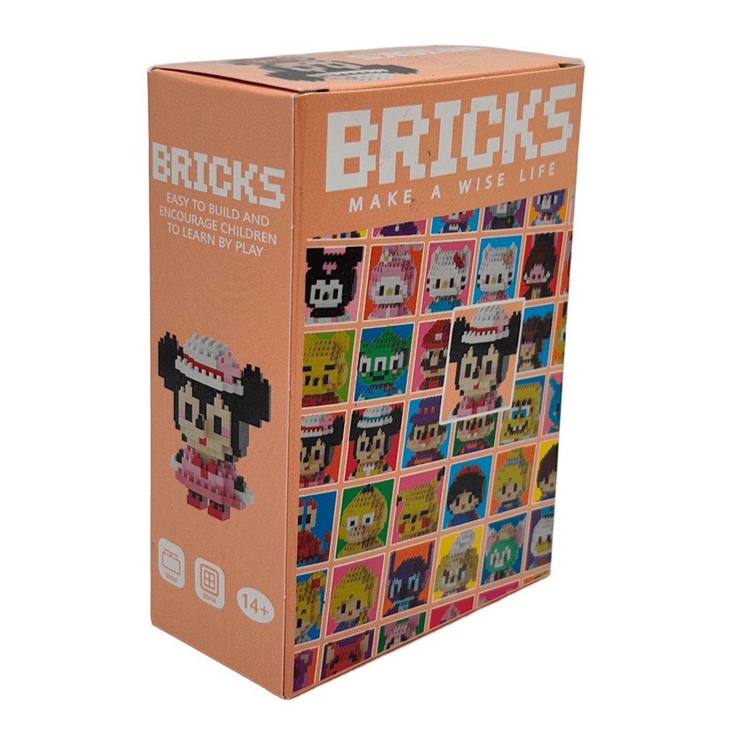 BLOQUE DE CONSTRUCCIÓN "MINNIE MOUSE"