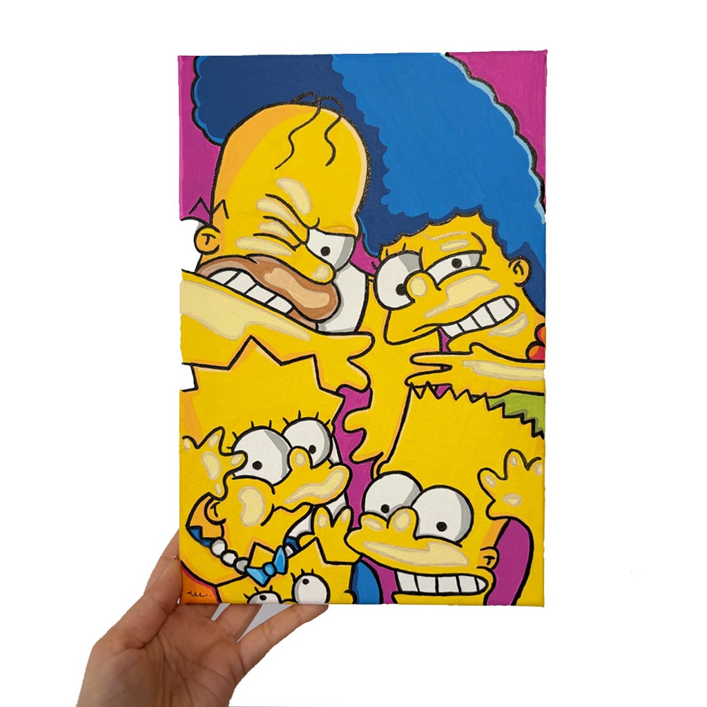 LIENZO "THE SIMPSONS"